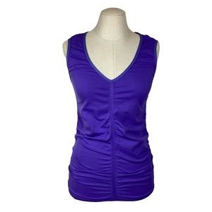 Last Tango Fitted Ruched Top Purple